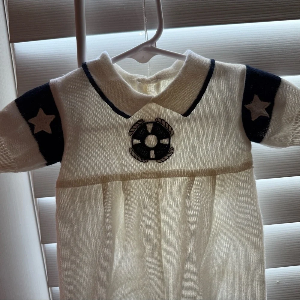 Nautical Sweater Romper